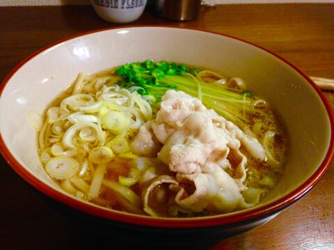 節約ランチ☆肉うどん☆